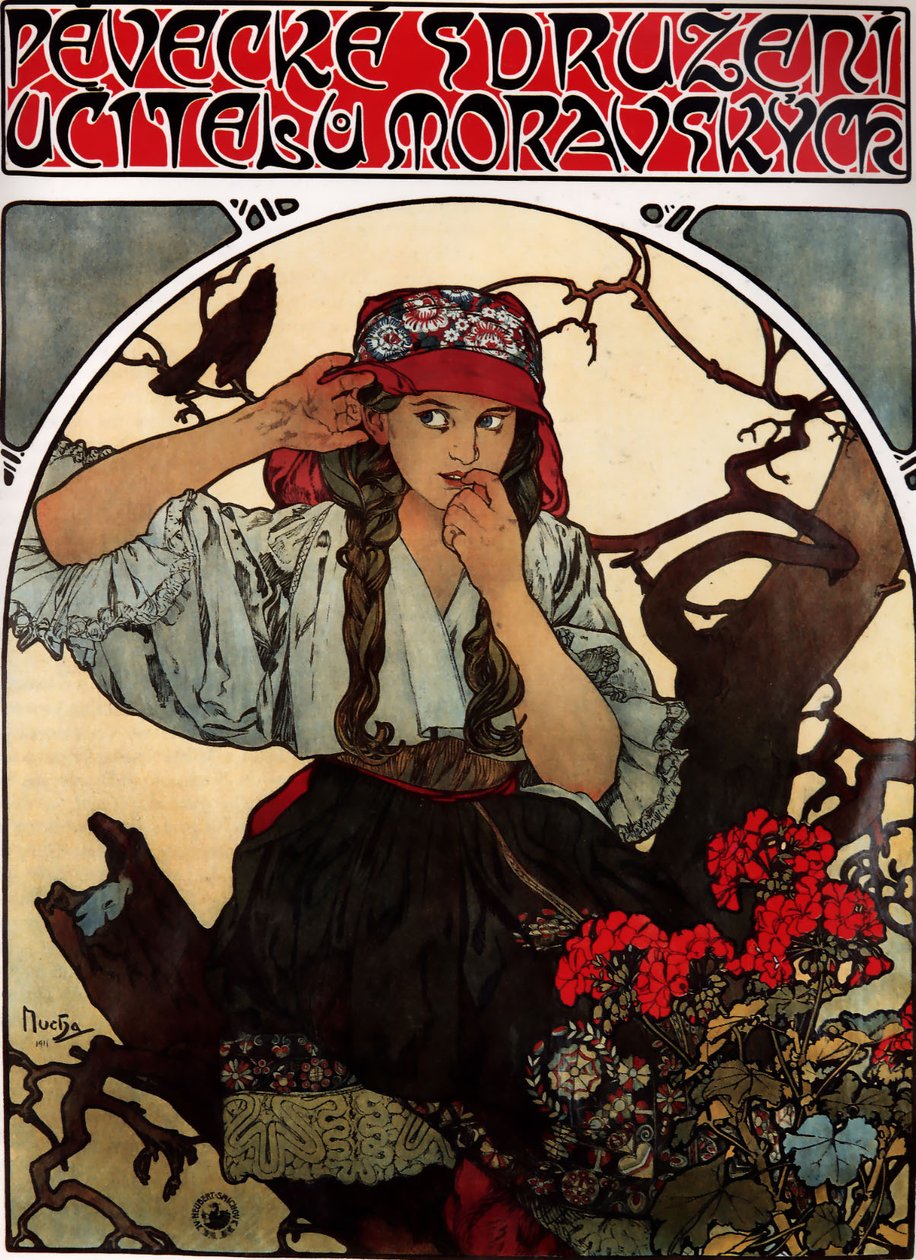 Morva Tanítókórus alkotó: Alphonse Mucha
