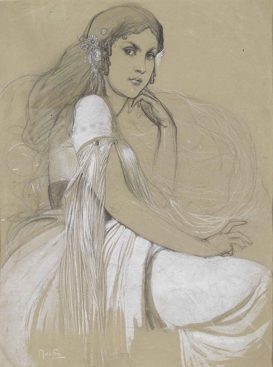 Jaroslava Mucha alkotó: Alphonse Mucha