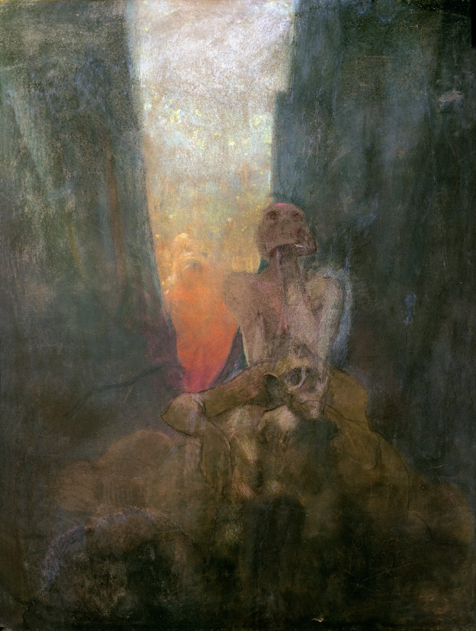 A mélység, 1899 alkotó: Alphonse Mucha