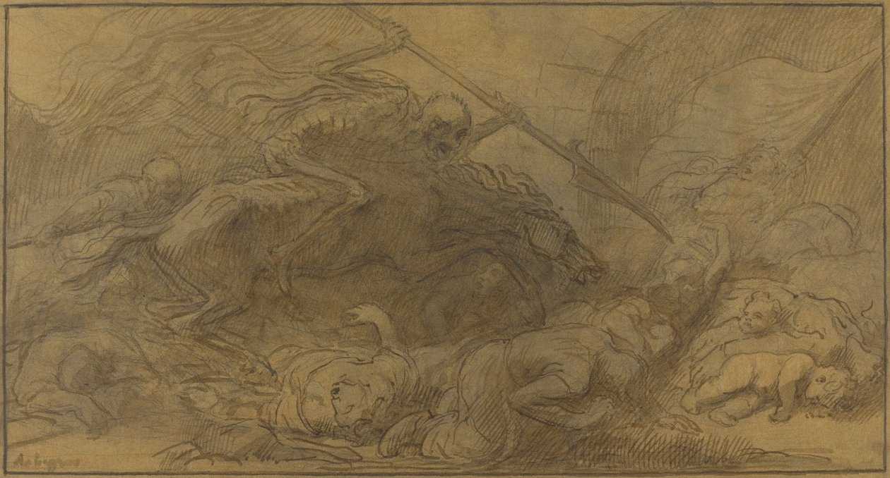 A Csata után alkotó: Alphonse Legros