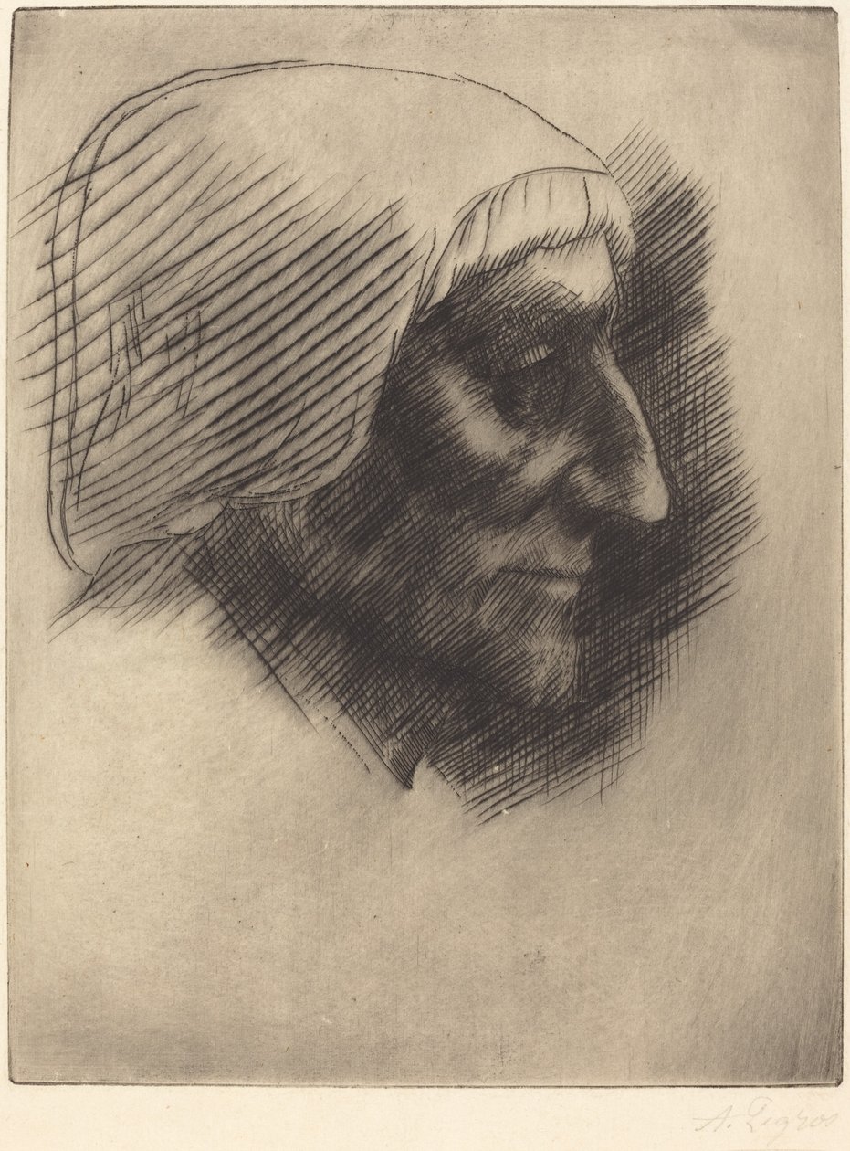 Régiségkereskedő B... alkotó: Alphonse Legros