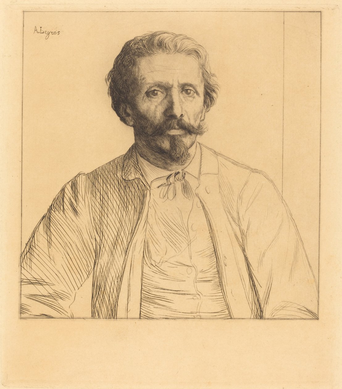 Auguste Delatre. alkotó: Alphonse Legros
