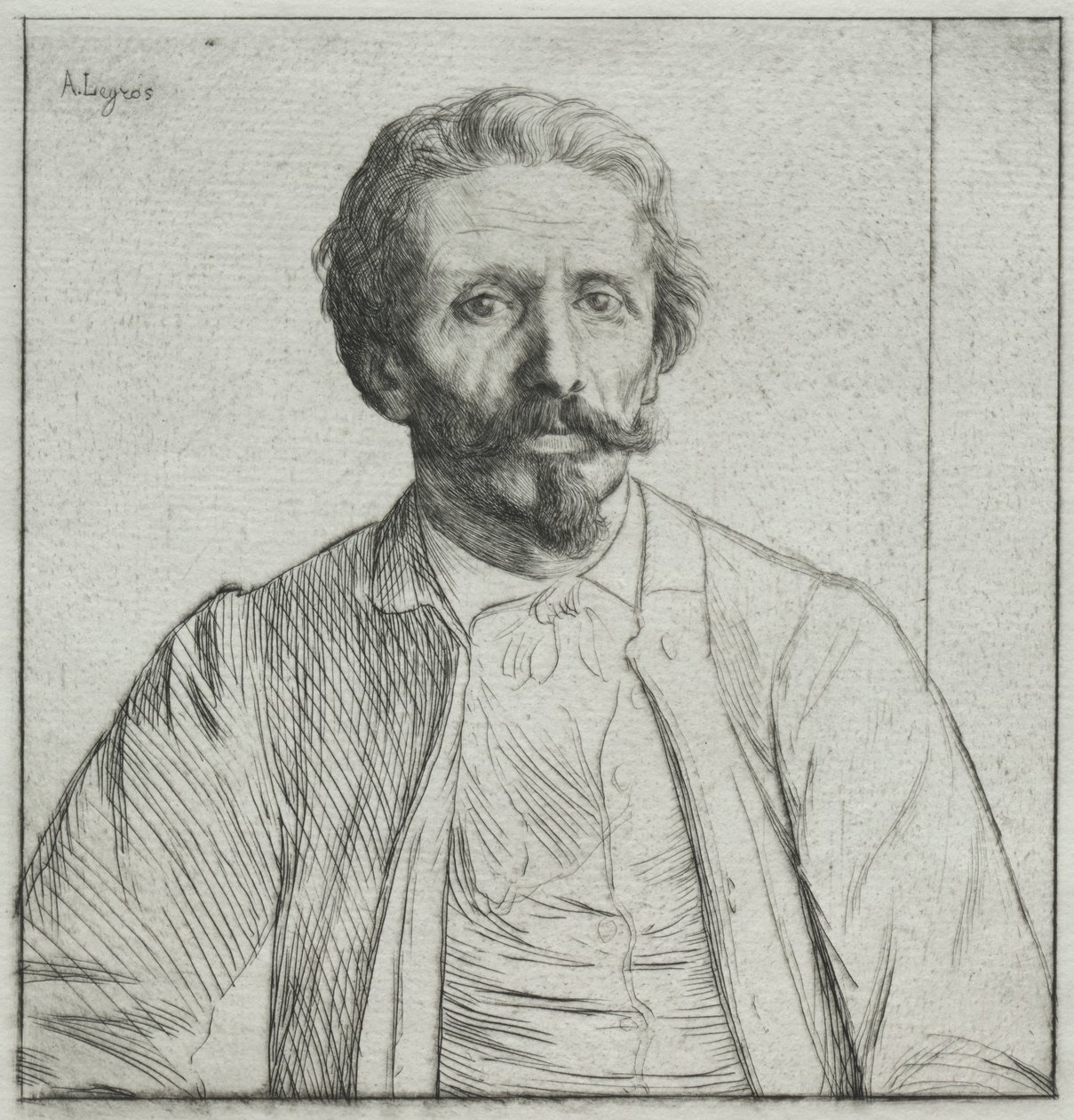 Auguste Delâtre, c. 1877. alkotó: Alphonse Legros