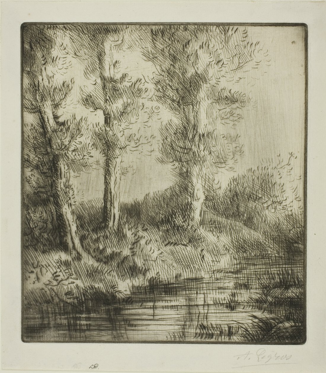 A Saint-Pré partjai alkotó: Alphonse Legros