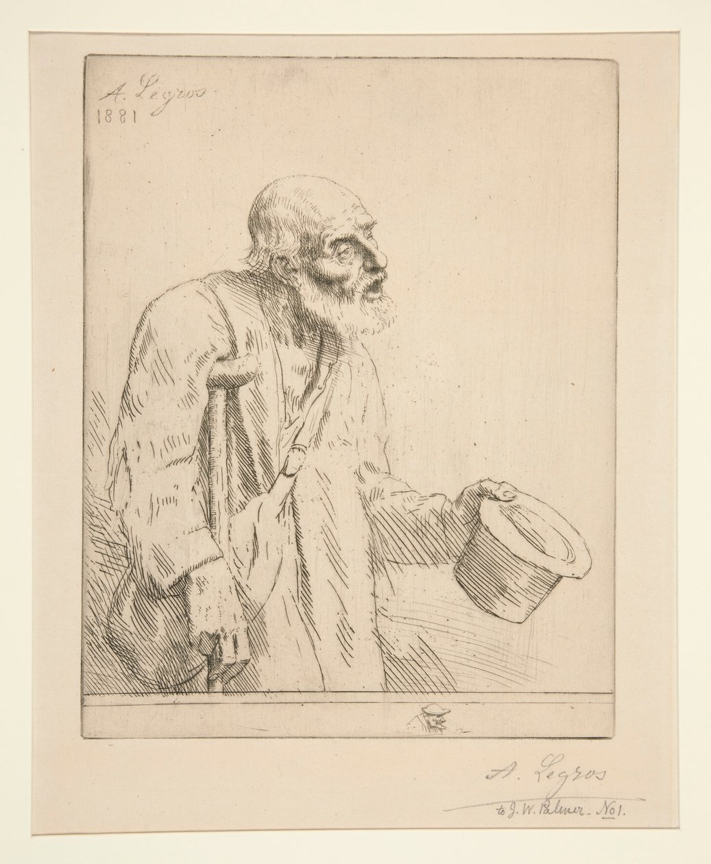 Mankós koldus alkotó: Alphonse Legros