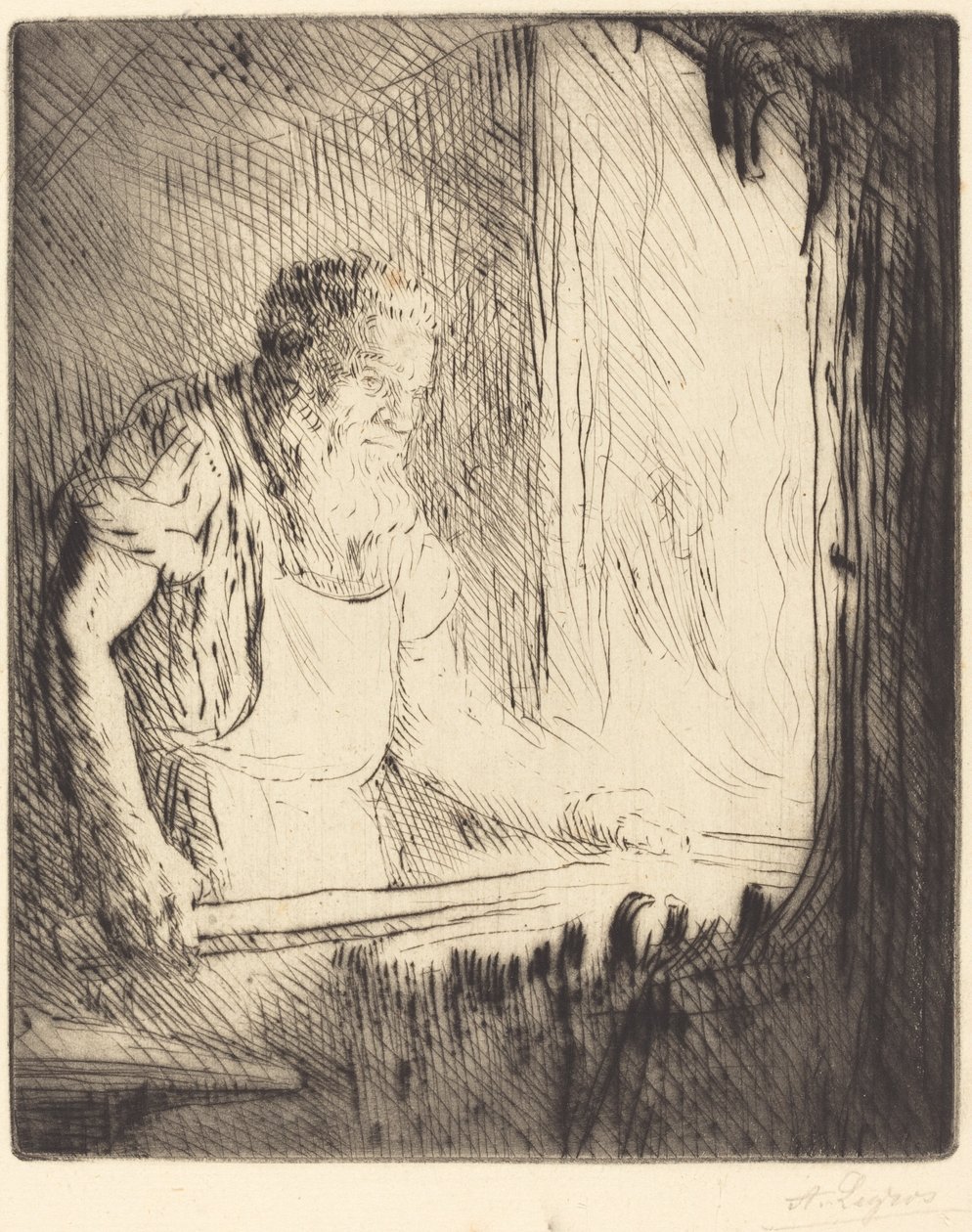 Kovács Le Forgeron. alkotó: Alphonse Legros