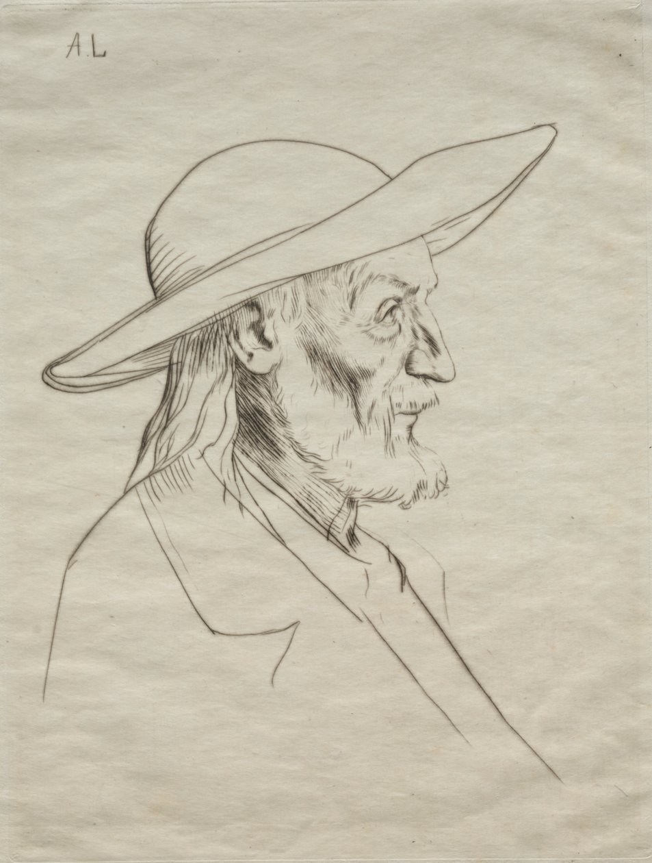 breton paraszt alkotó: Alphonse Legros