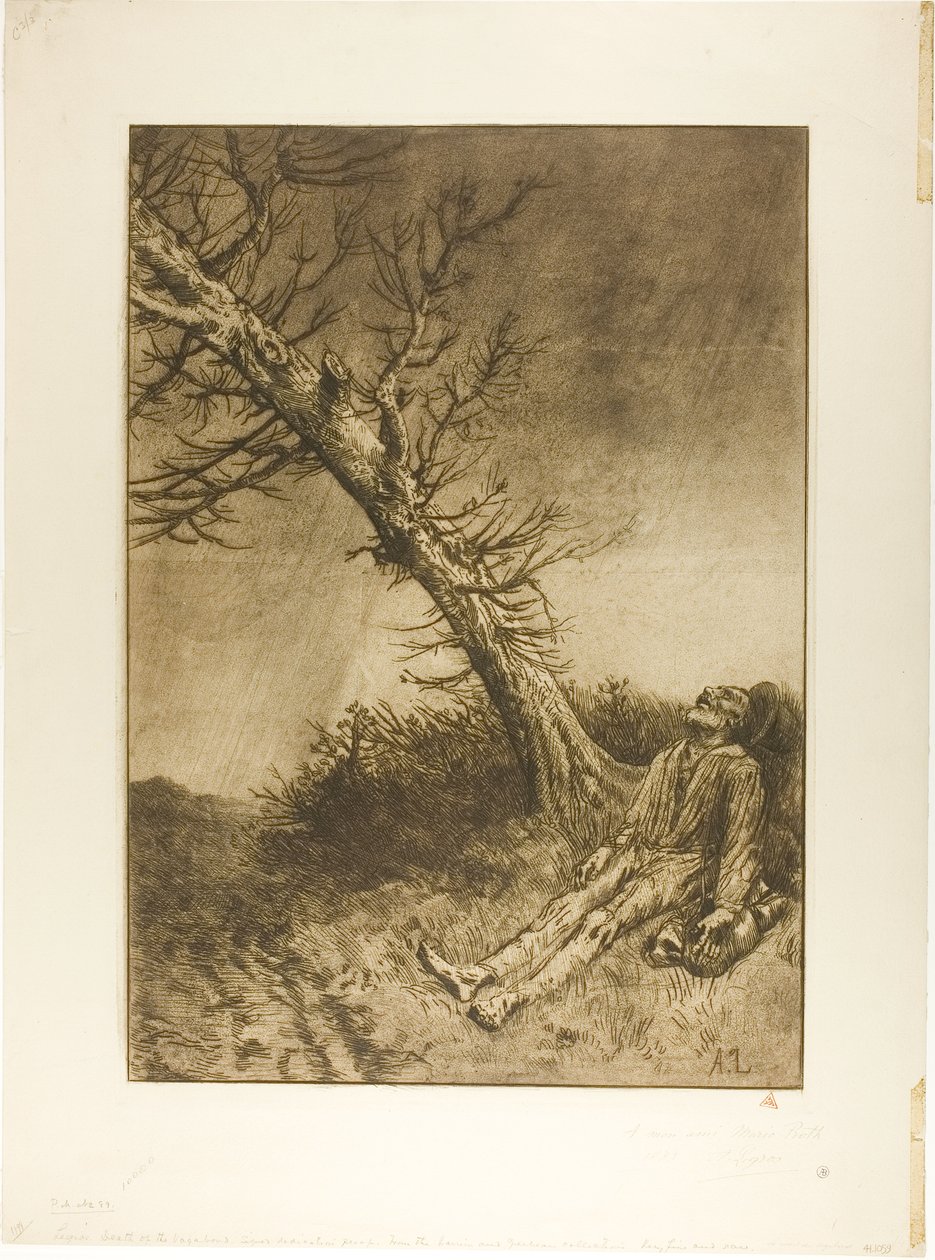 A vagabond halála alkotó: Alphonse Legros