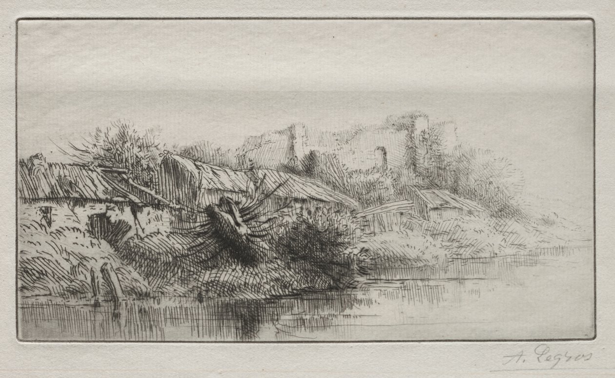 Kihalt falu alkotó: Alphonse Legros