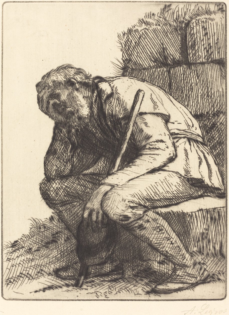 Desperate Man Desperate him. alkotó: Alphonse Legros