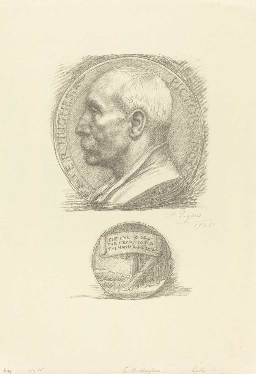 E. R. Hughes. alkotó: Alphonse Legros