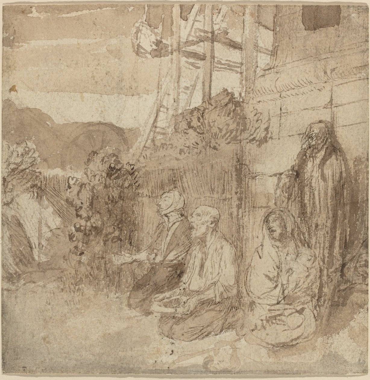 Angol koldusok alkotó: Alphonse Legros