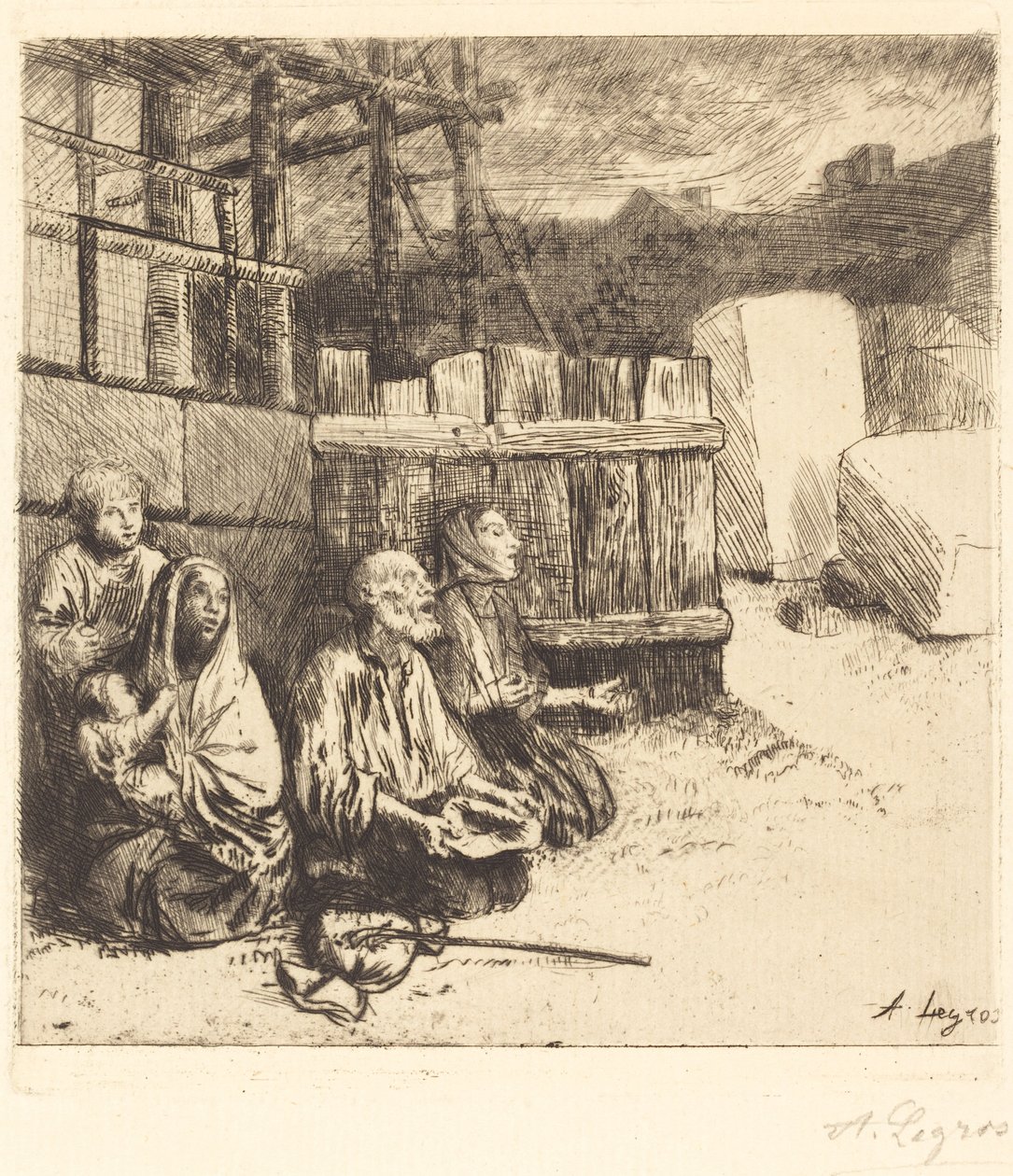 Angol koldusok Angol koldusok, 1875. alkotó: Alphonse Legros