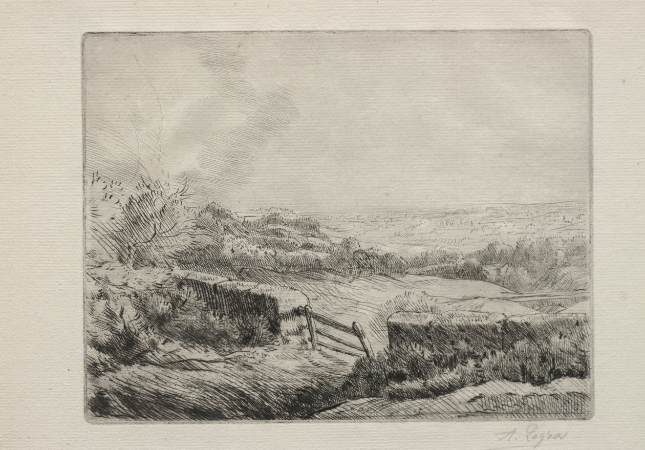 Bejárat a pályára alkotó: Alphonse Legros