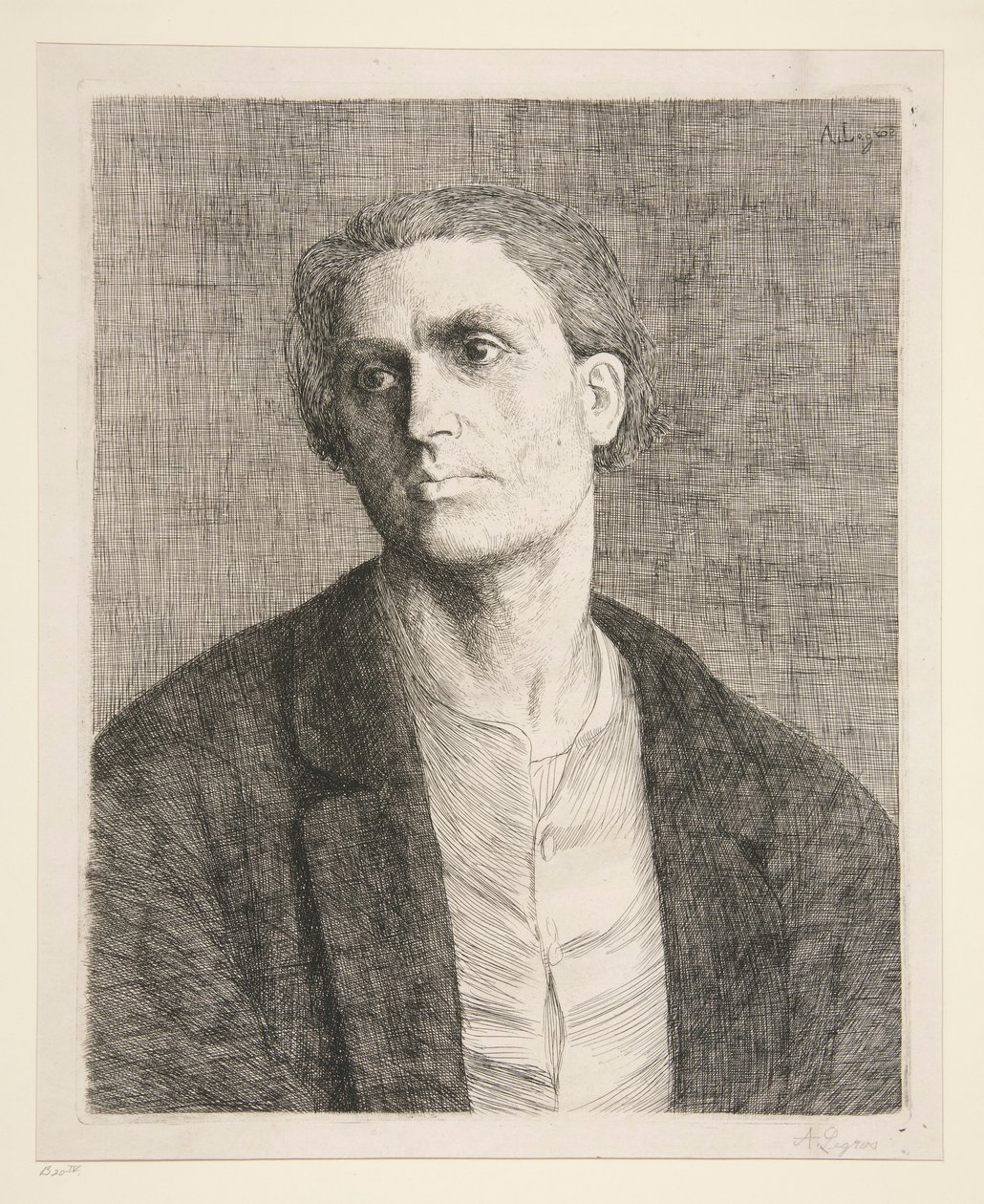 fejtanulmány alkotó: Alphonse Legros