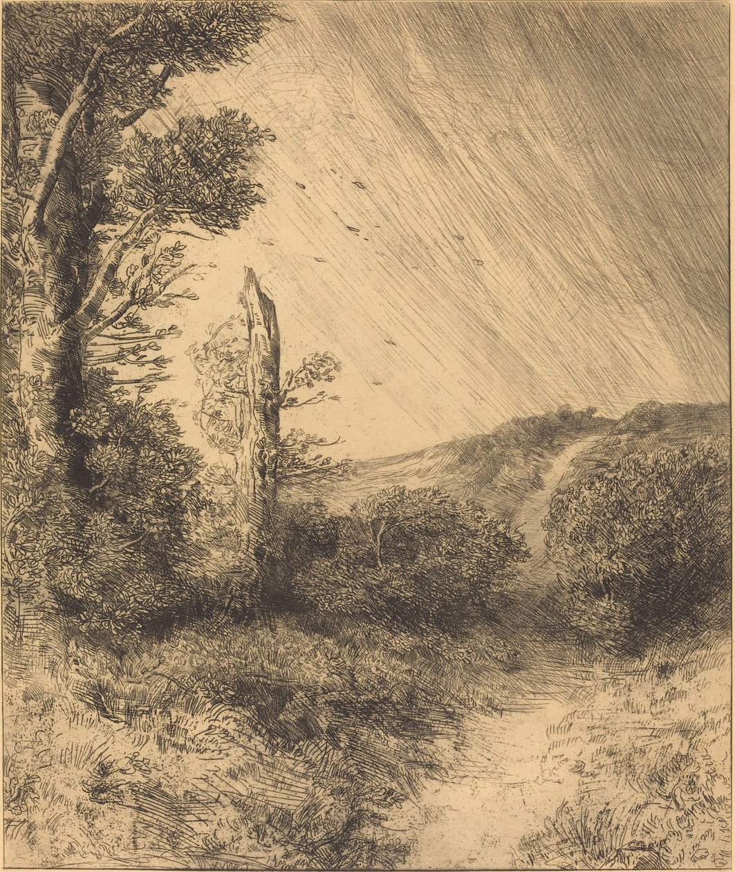 Széllökés alkotó: Alphonse Legros