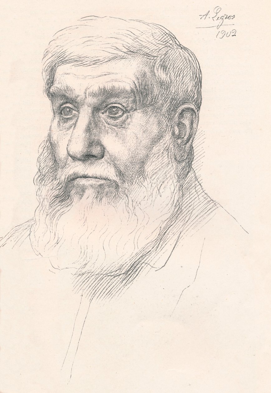 Parasztfő, 1902, 1903 alkotó: Alphonse Legros