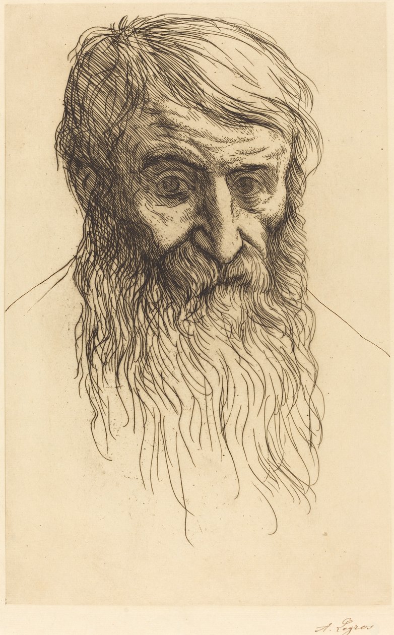 Egy filozófus feje alkotó: Alphonse Legros
