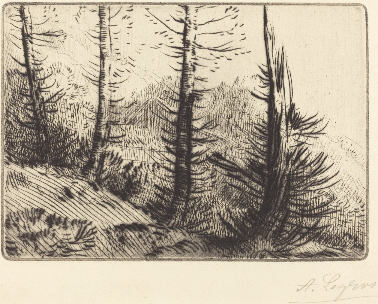 A Pireneusokban alkotó: Alphonse Legros