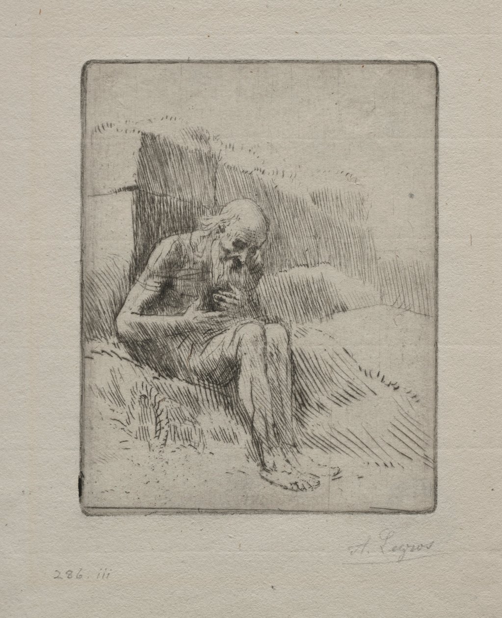 Munka 2. lemez. alkotó: Alphonse Legros