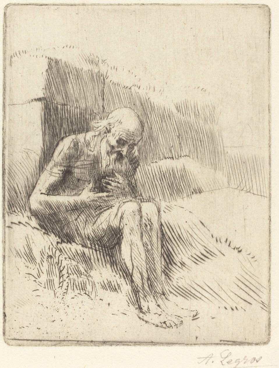 Munka, 2. lemez. alkotó: Alphonse Legros