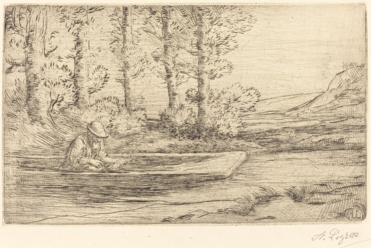 Tájkép alkotó: Alphonse Legros