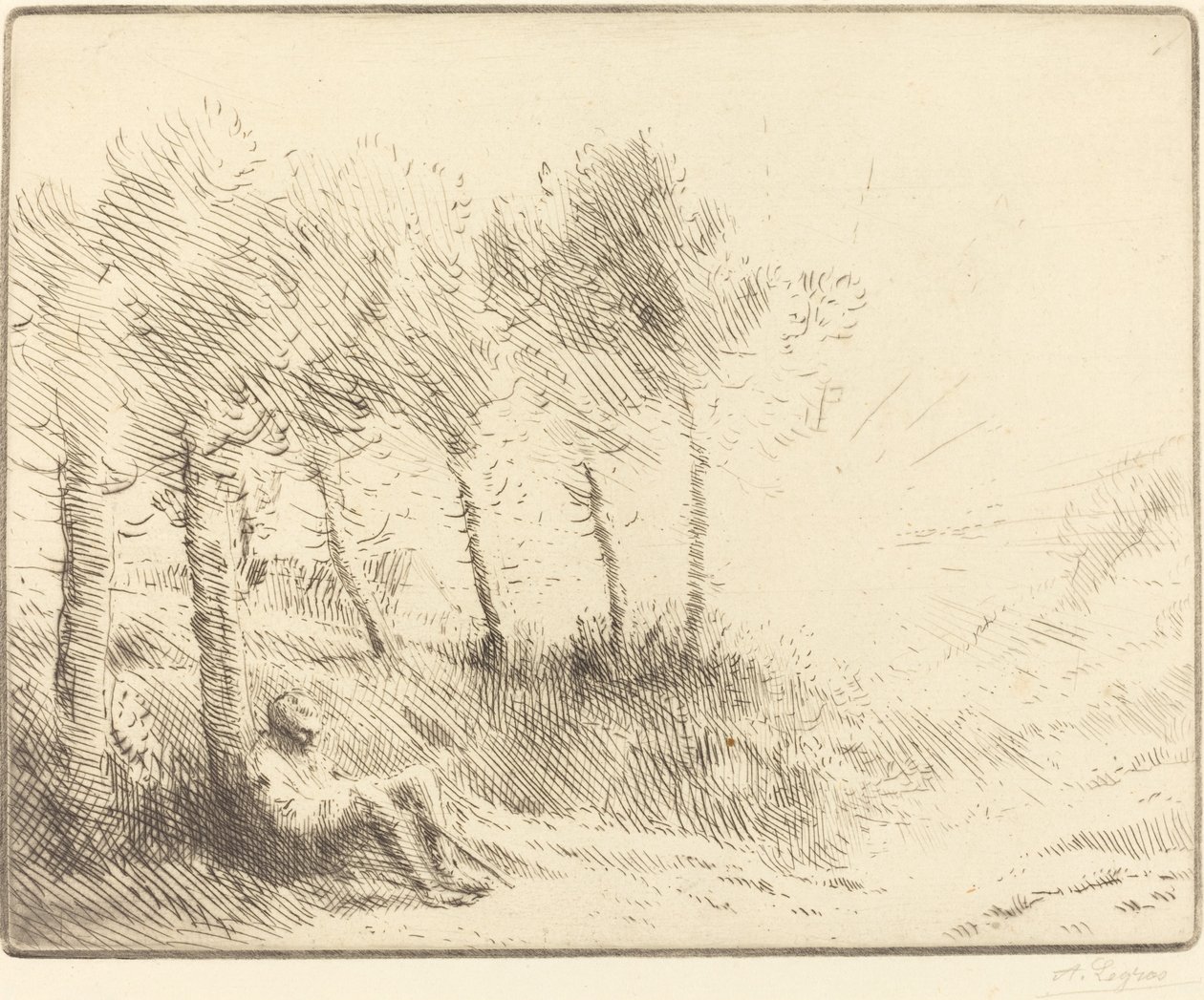 Tájkép alkotó: Alphonse Legros
