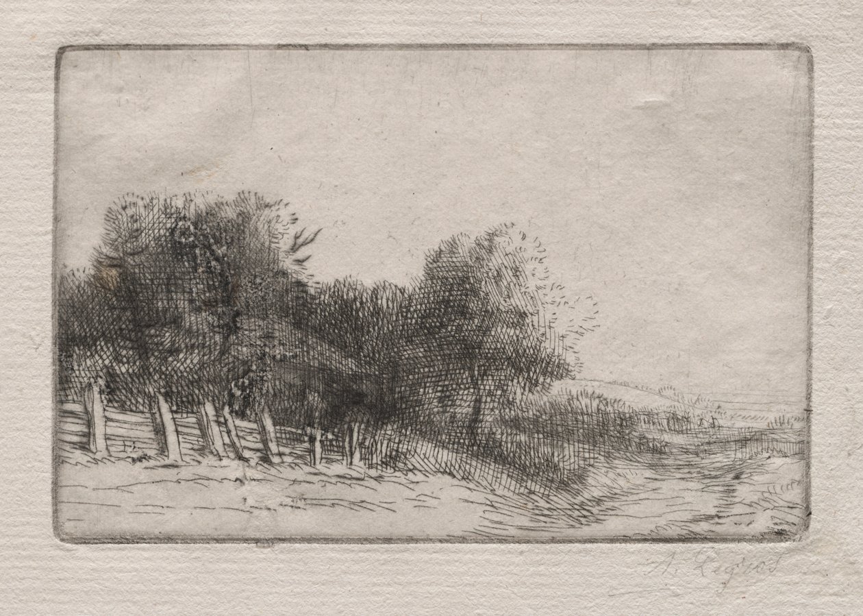 Tájkép alkotó: Alphonse Legros