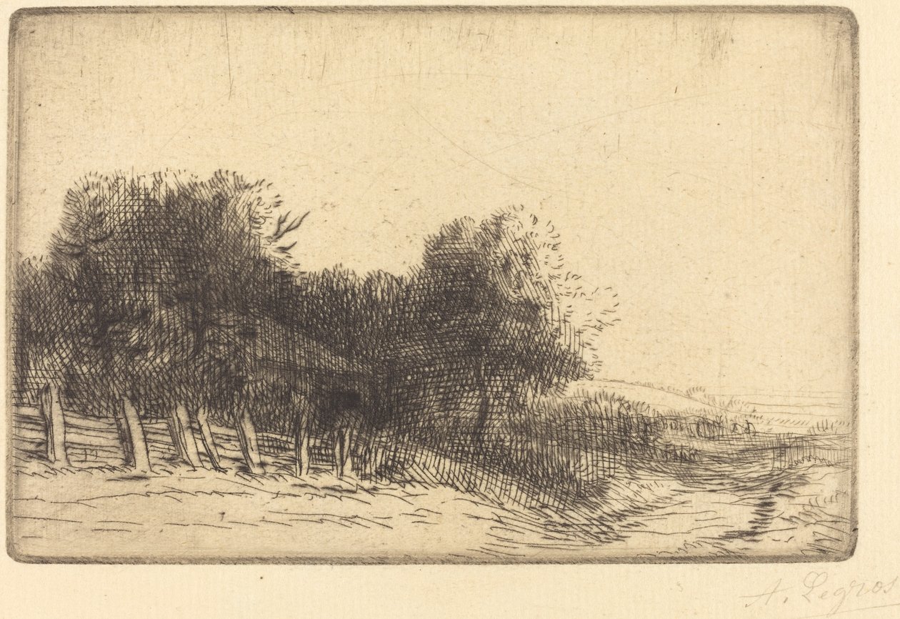 Tájkép alkotó: Alphonse Legros