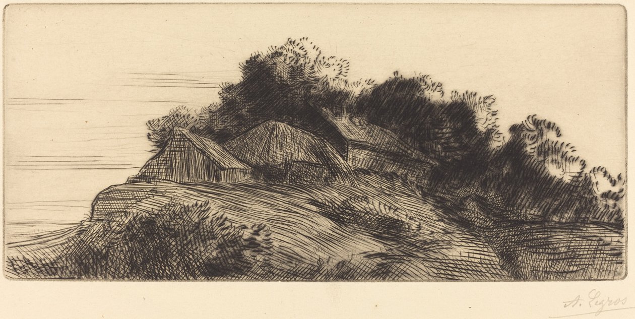 Táj Táj. alkotó: Alphonse Legros