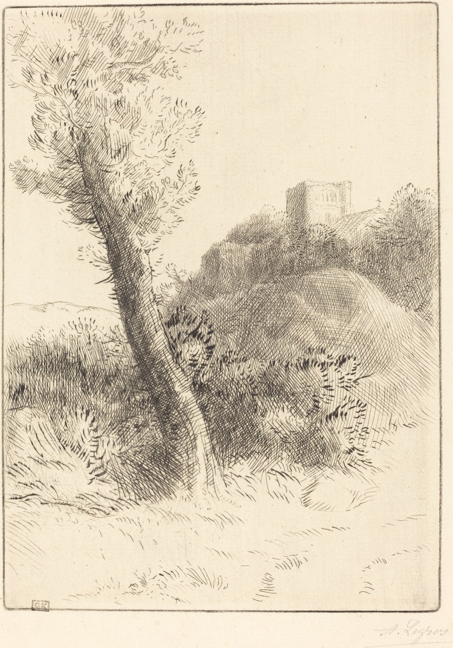 Táj Táj. alkotó: Alphonse Legros