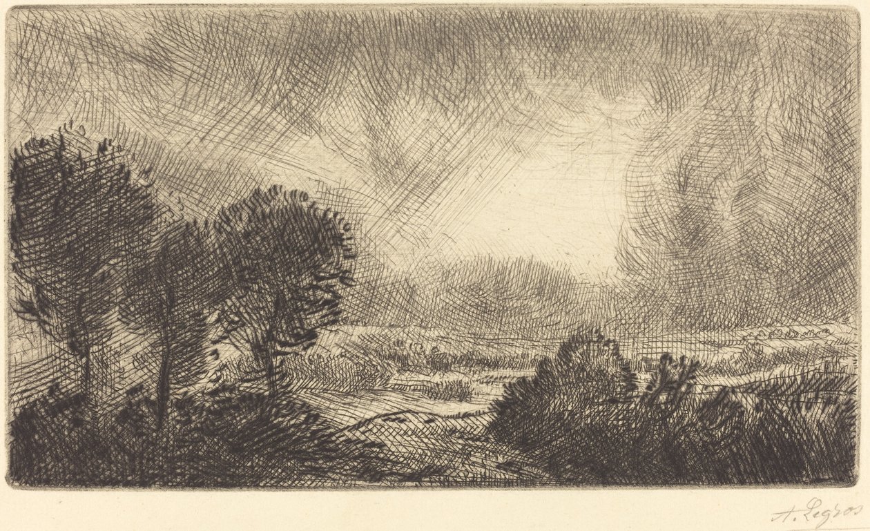 Tájkép viharral (Paysage d