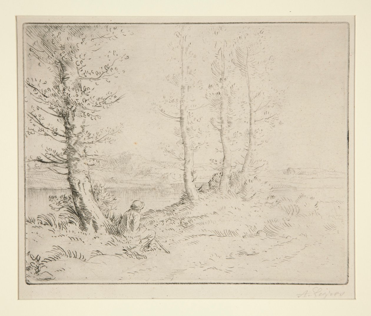 A Part mentén alkotó: Alphonse Legros