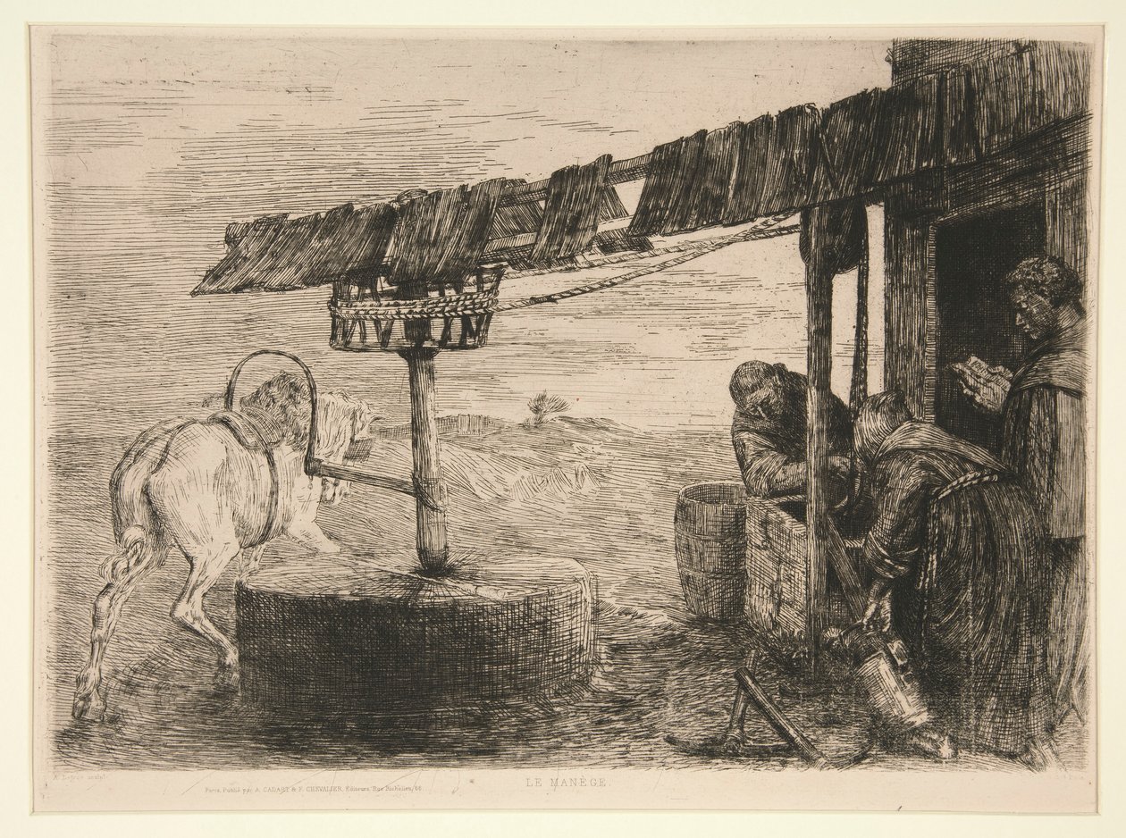 Le Manege (A futópad) alkotó: Alphonse Legros
