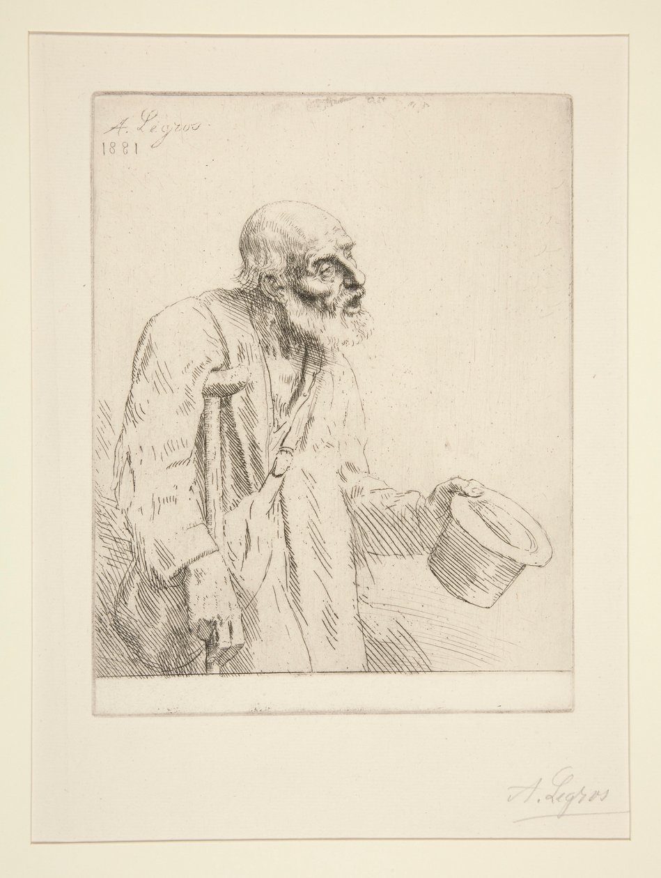 A koldus (koldus) alkotó: Alphonse Legros