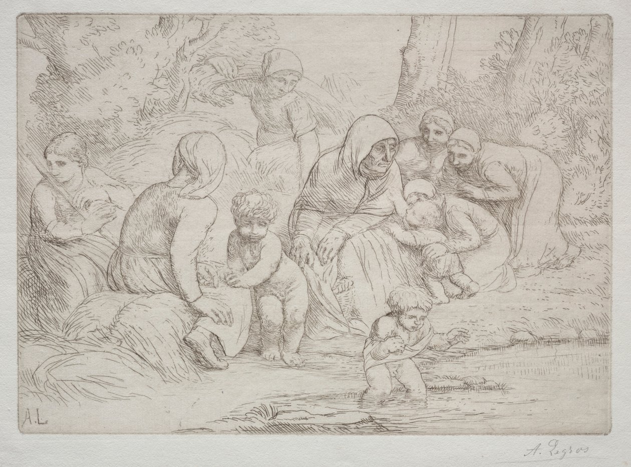 Nyári. alkotó: Alphonse Legros