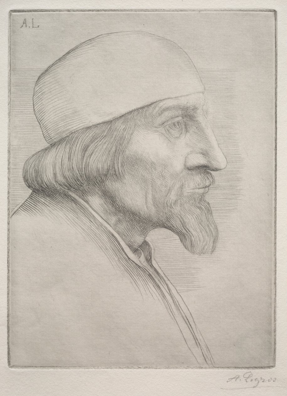 Férfi koponyasapkás alkotó: Alphonse Legros