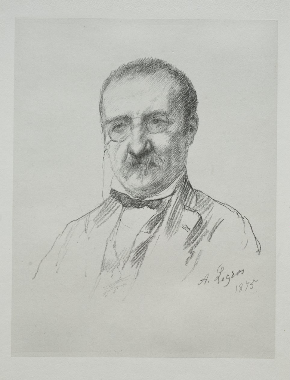 Mr. Champfleury, 1875. alkotó: Alphonse Legros