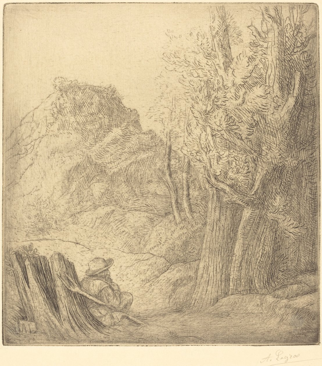 Régi falu alkotó: Alphonse Legros