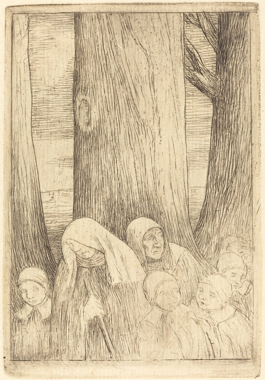 Árvák alkotó: Alphonse Legros