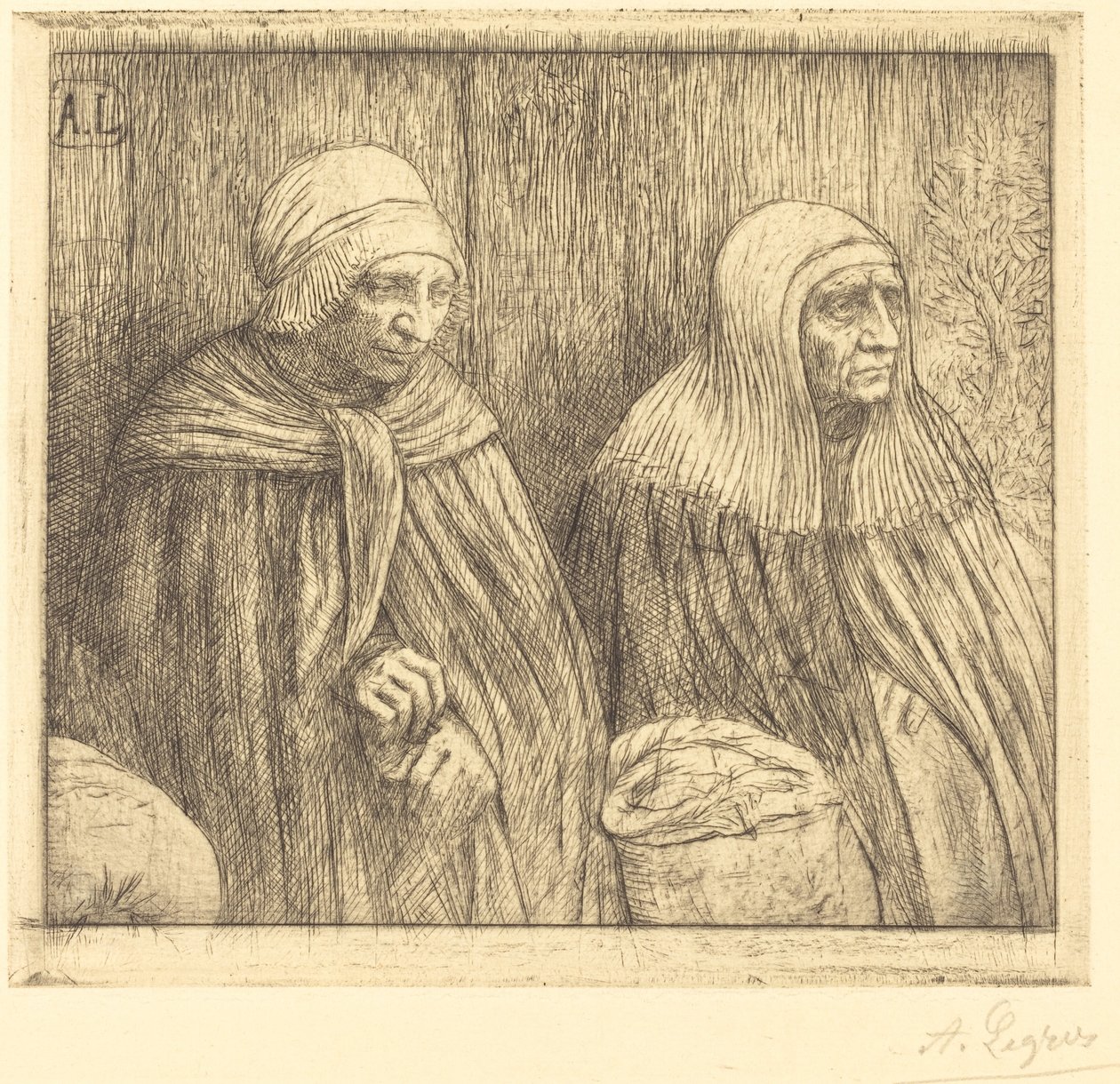 Parasztok (parasztok) alkotó: Alphonse Legros