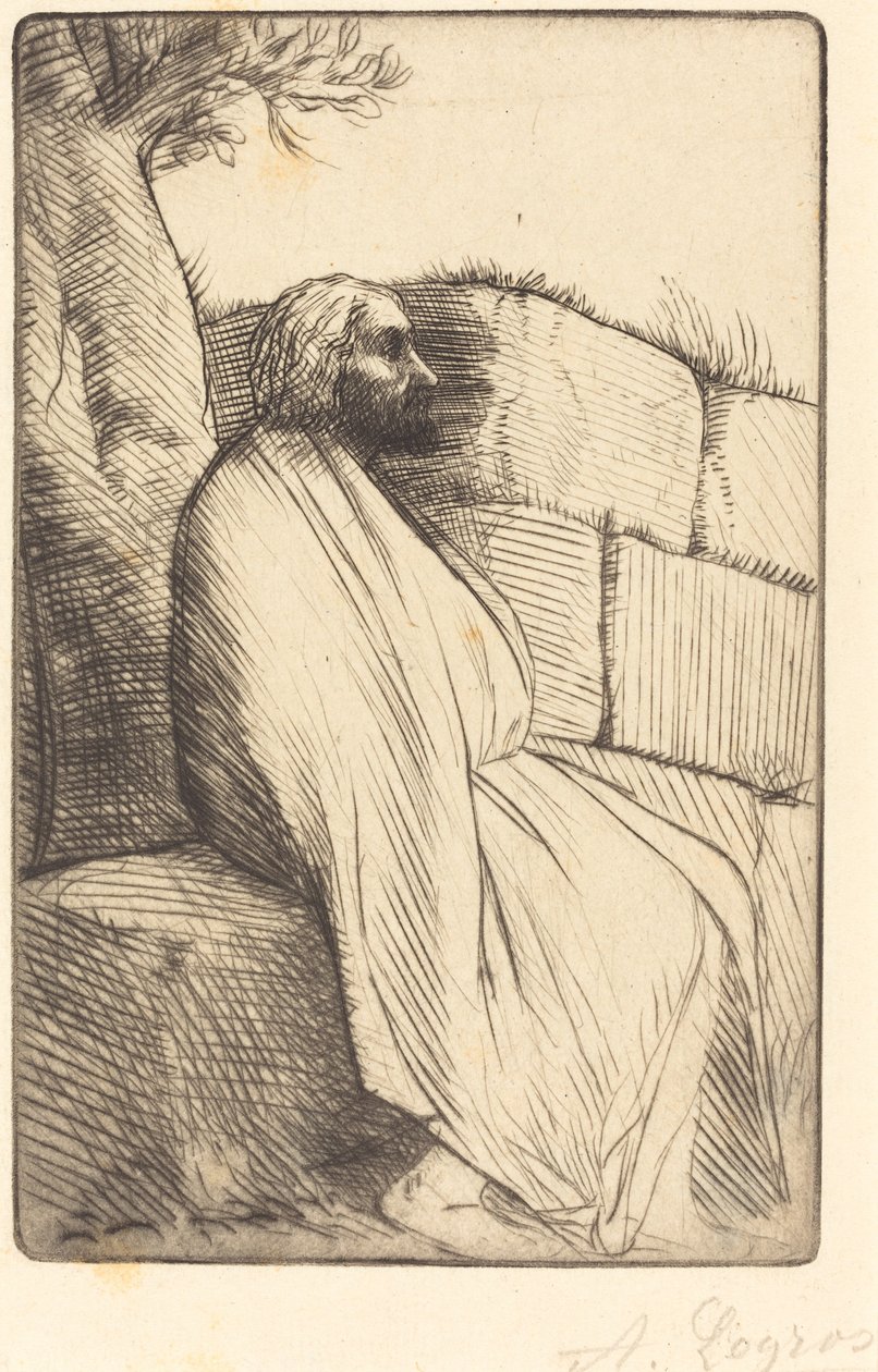 Filozofálni (A filozófus) alkotó: Alphonse Legros