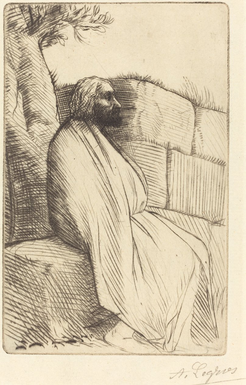 Filozofálni (A filozófus) alkotó: Alphonse Legros