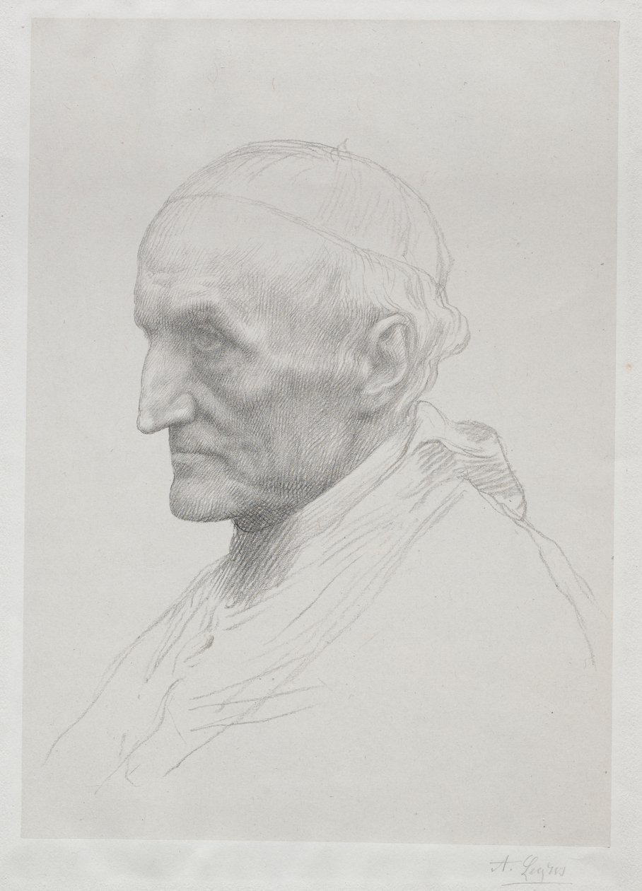 Manning bíboros portréja (2. tábla) alkotó: Alphonse Legros