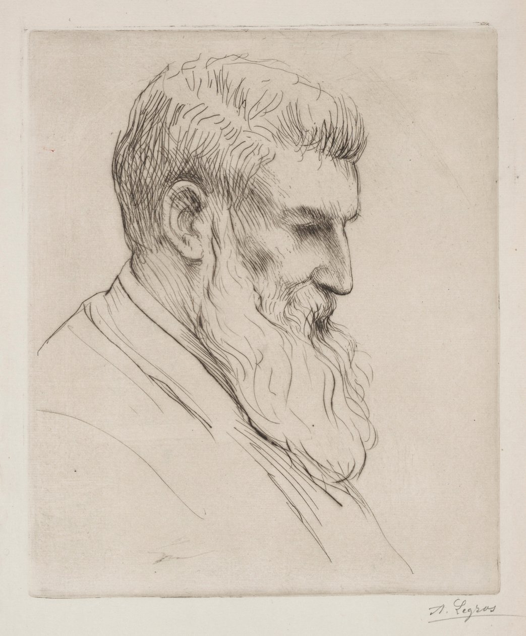 Craibe Angus portréja. alkotó: Alphonse Legros
