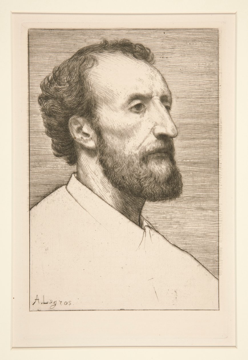 Jules Dalou portréja alkotó: Alphonse Legros