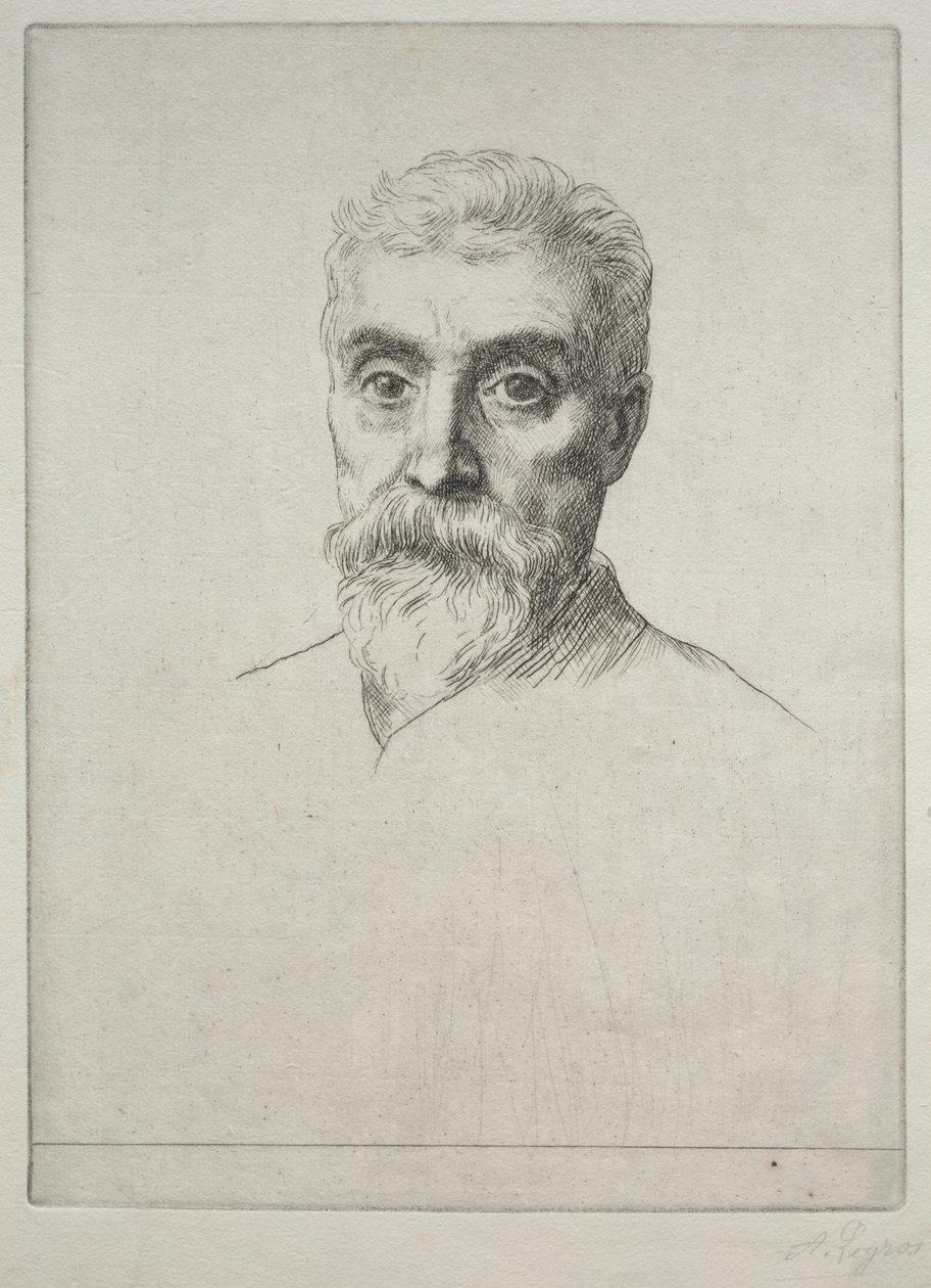 Sir Hiram S. Maxim portréja alkotó: Alphonse Legros