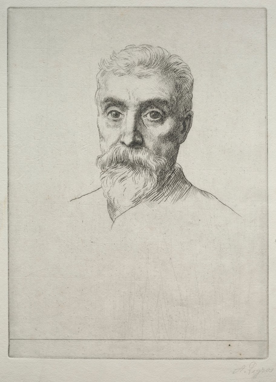 Sir Hiram S. Maxim portréja. alkotó: Alphonse Legros