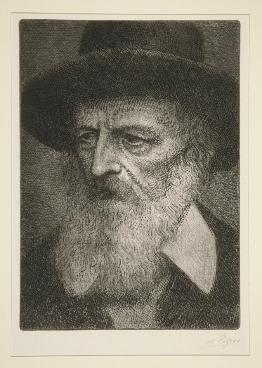 Tennyson portréja alkotó: Alphonse Legros