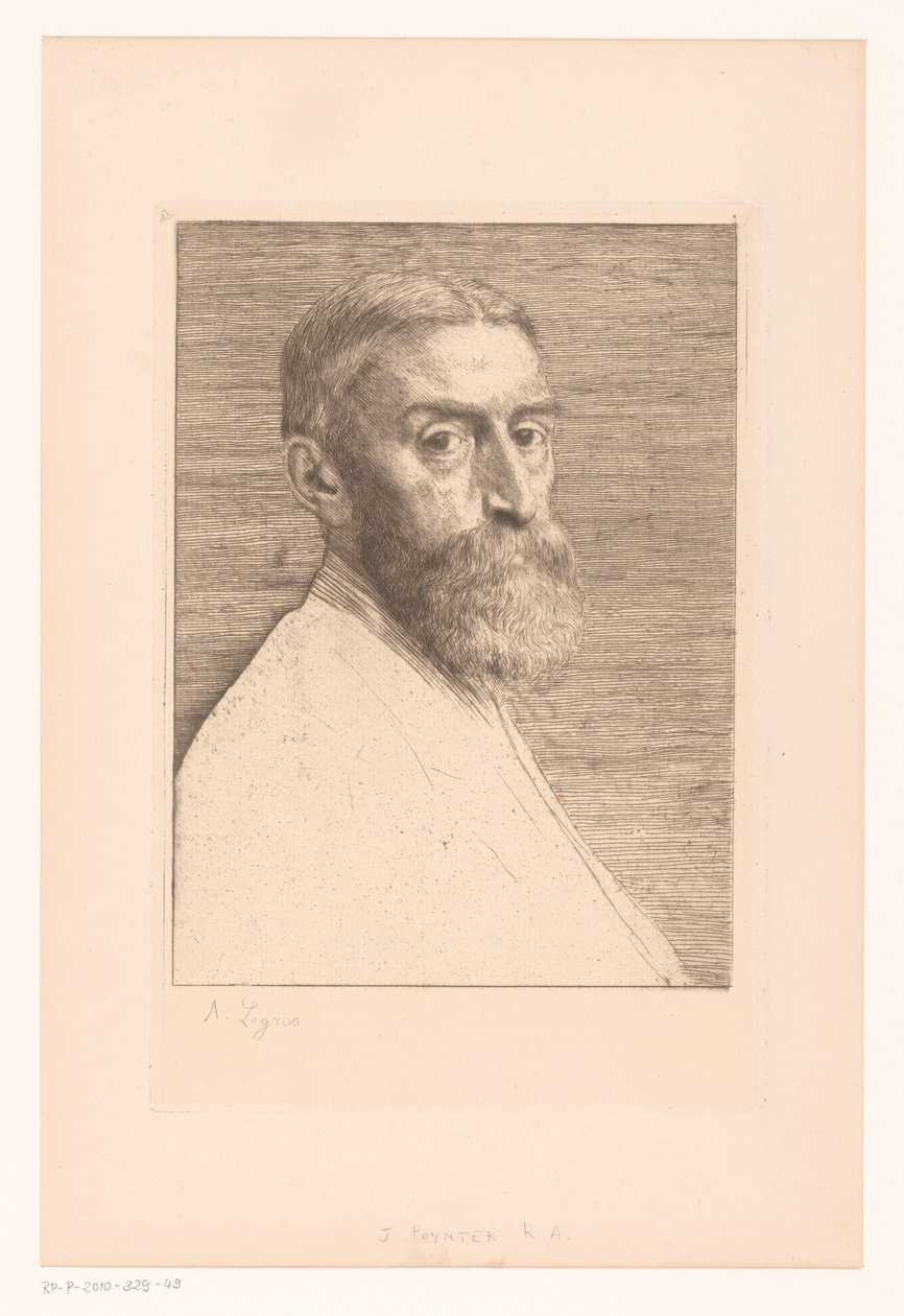 Edward Poynter portréja alkotó: Alphonse Legros